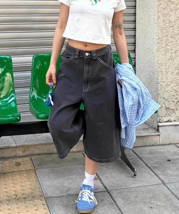 Y2K Long Jorts