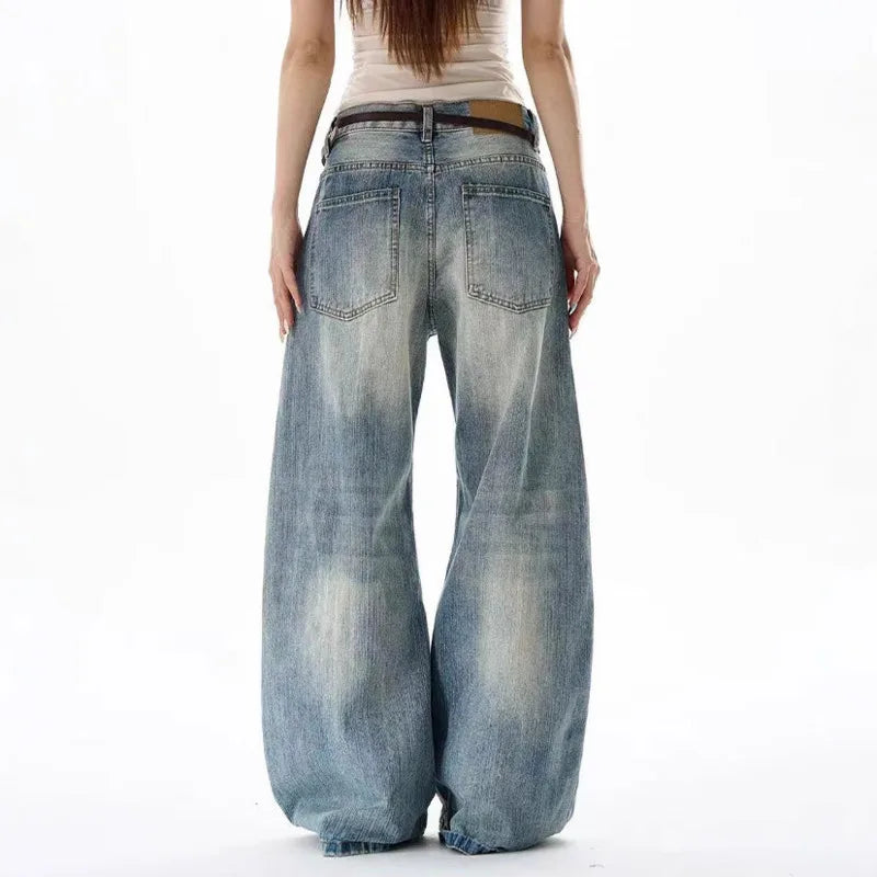 American Style Y2K Distressed Unisex Jeans