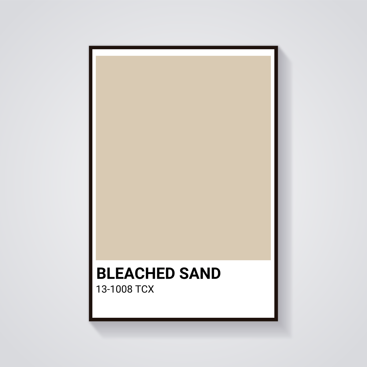 Bleached Sand Art Poster