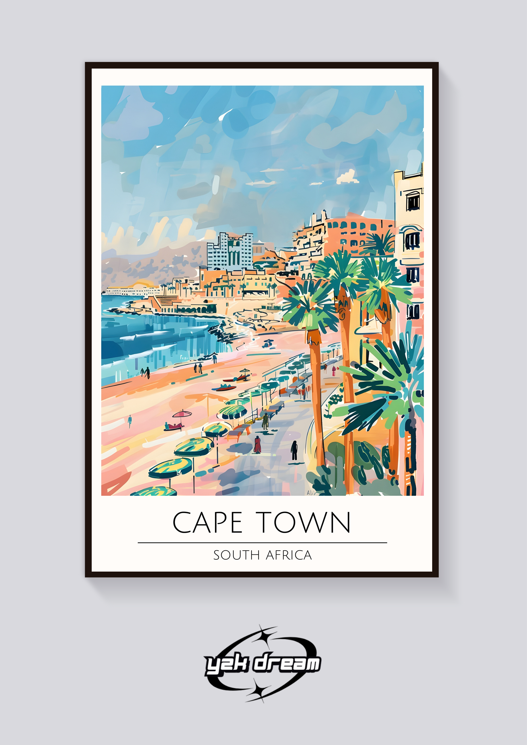 Cape Town Beach Poster