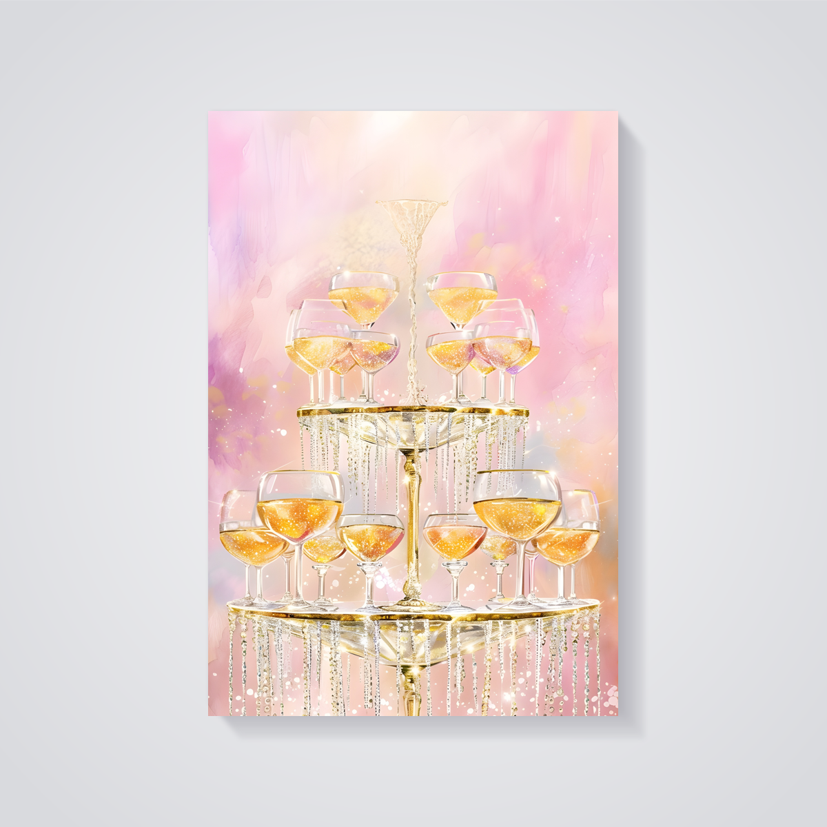 Champagne Tower Poster