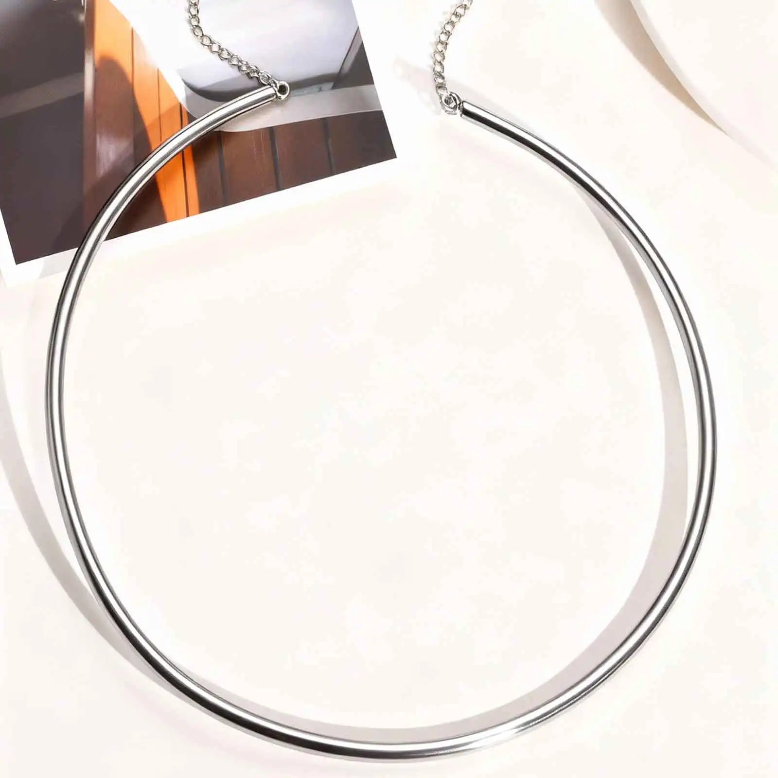 Dainty Y2K Solid Choker Necklace