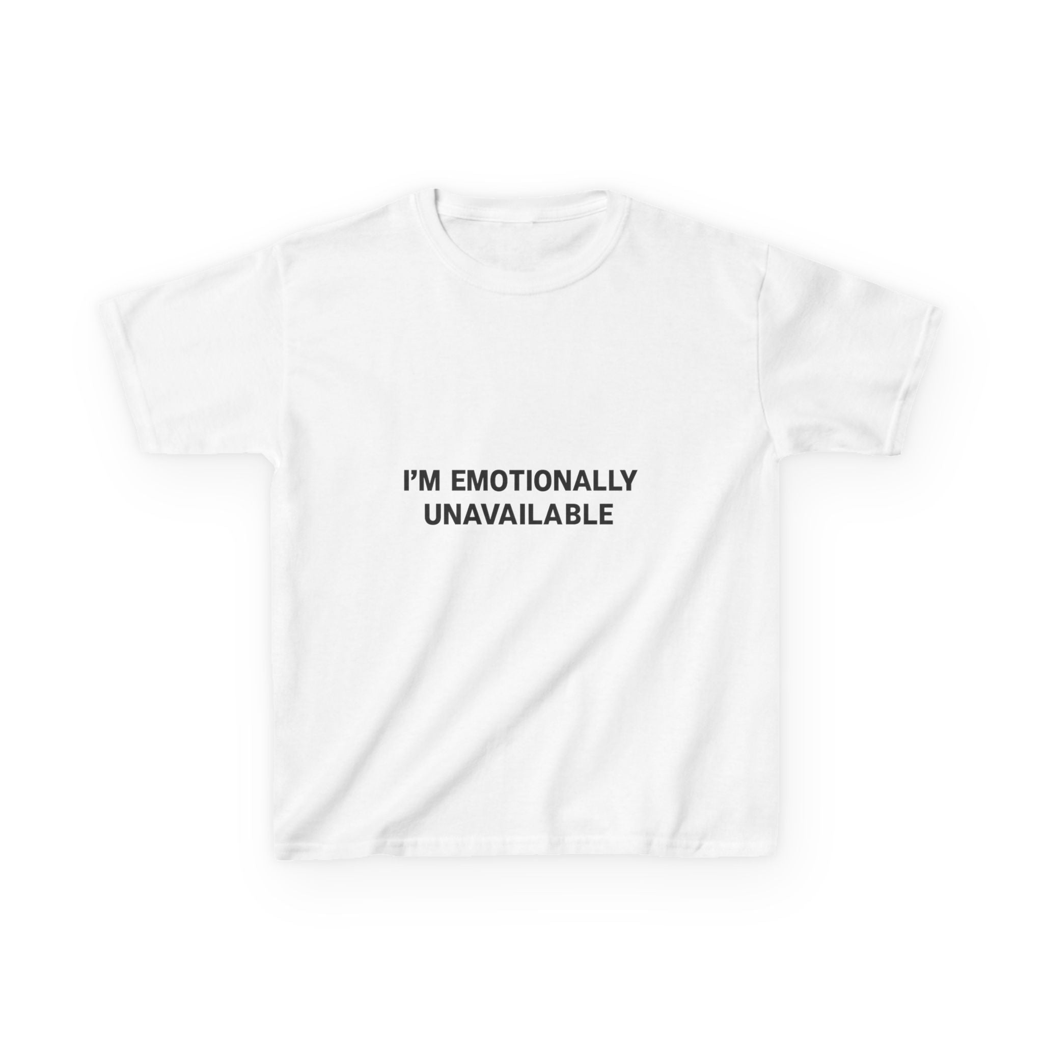 Emotionally Unavailable Graphic Baby Tee