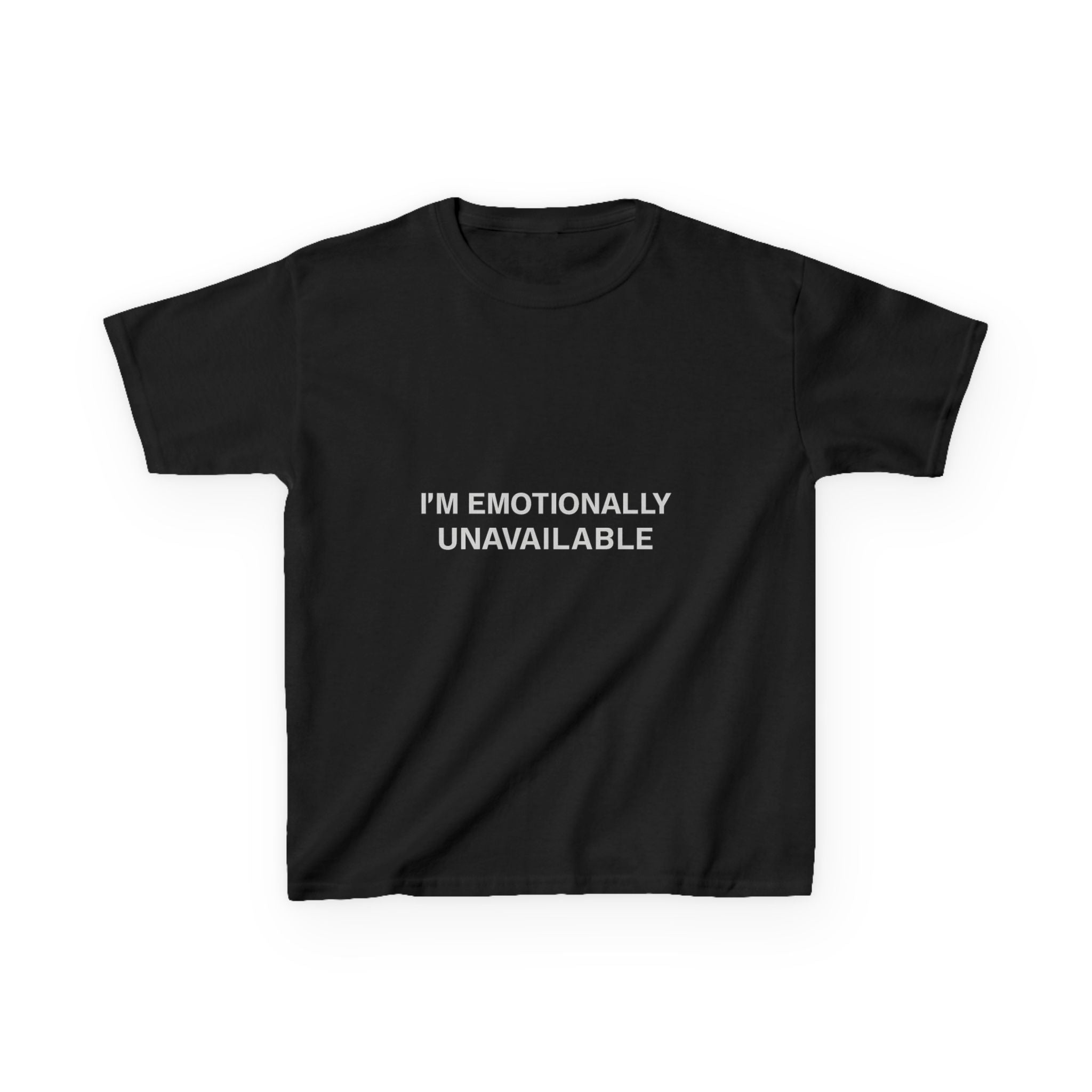 Emotionally Unavailable Graphic Baby Tee