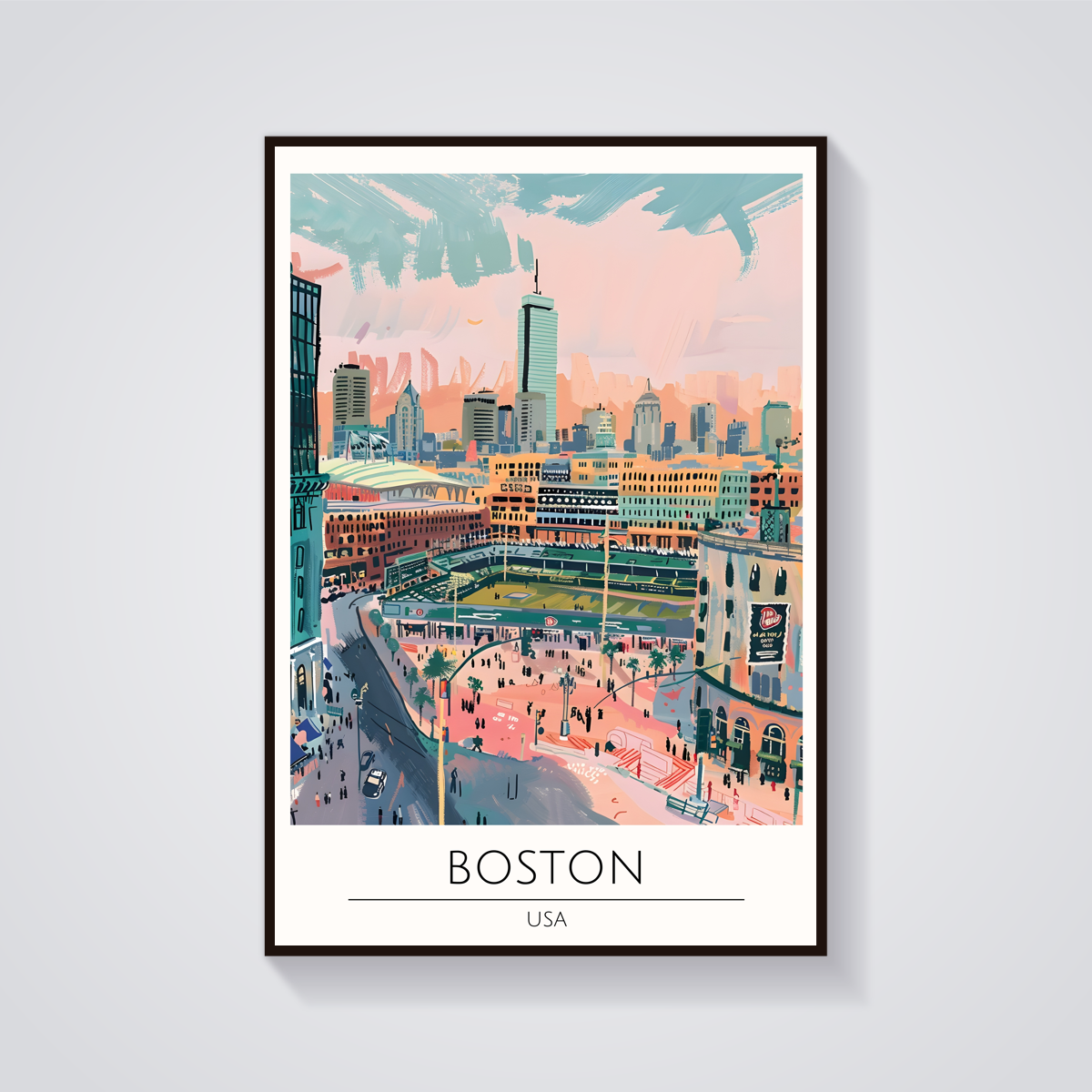 Fenway Park Boston Poster