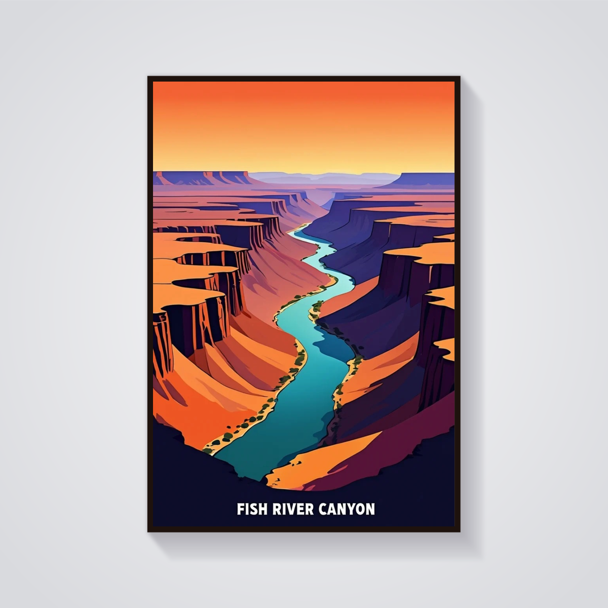 Fish River Canyon Poster