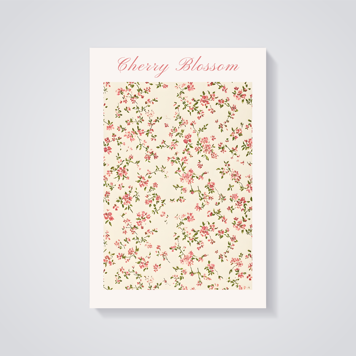 Floral Cherry Blossom Poster