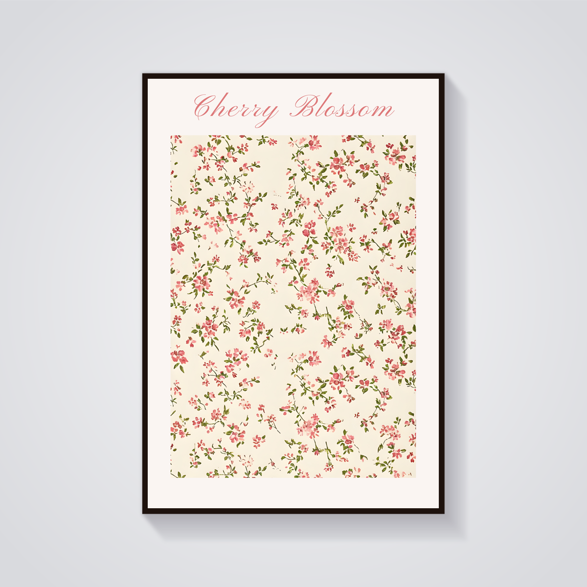 Floral Cherry Blossom Poster