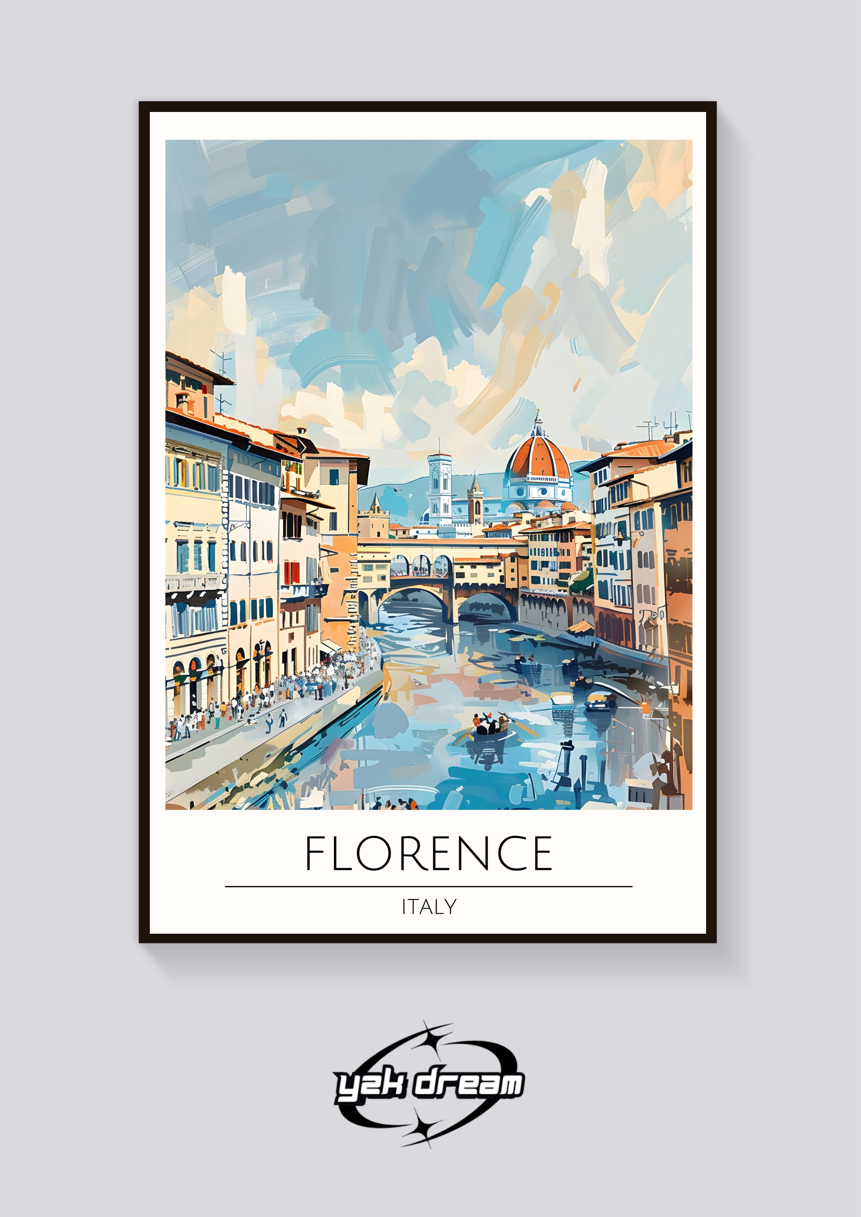 Florence Ponte Vecchio Poster