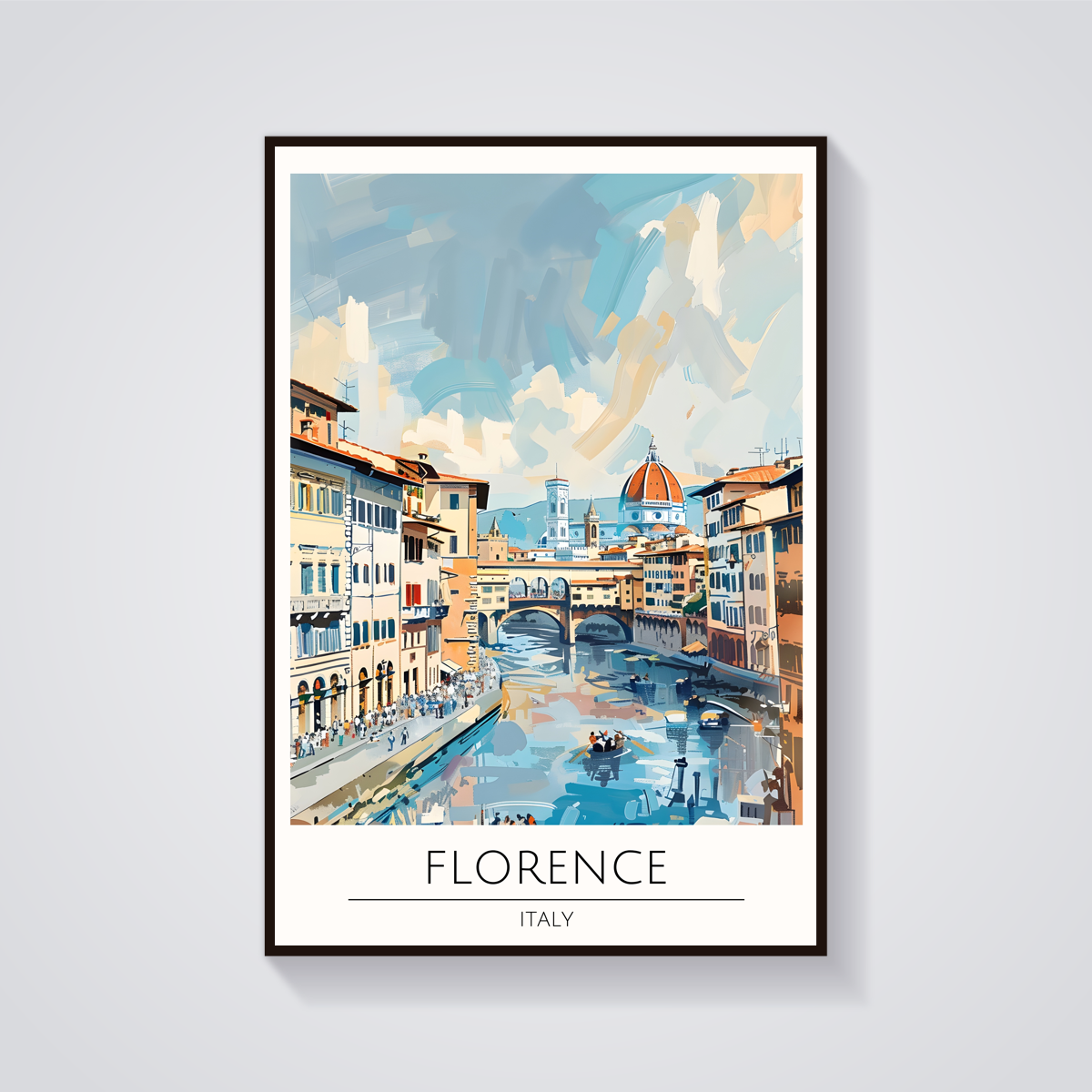 Florence Ponte Vecchio Poster