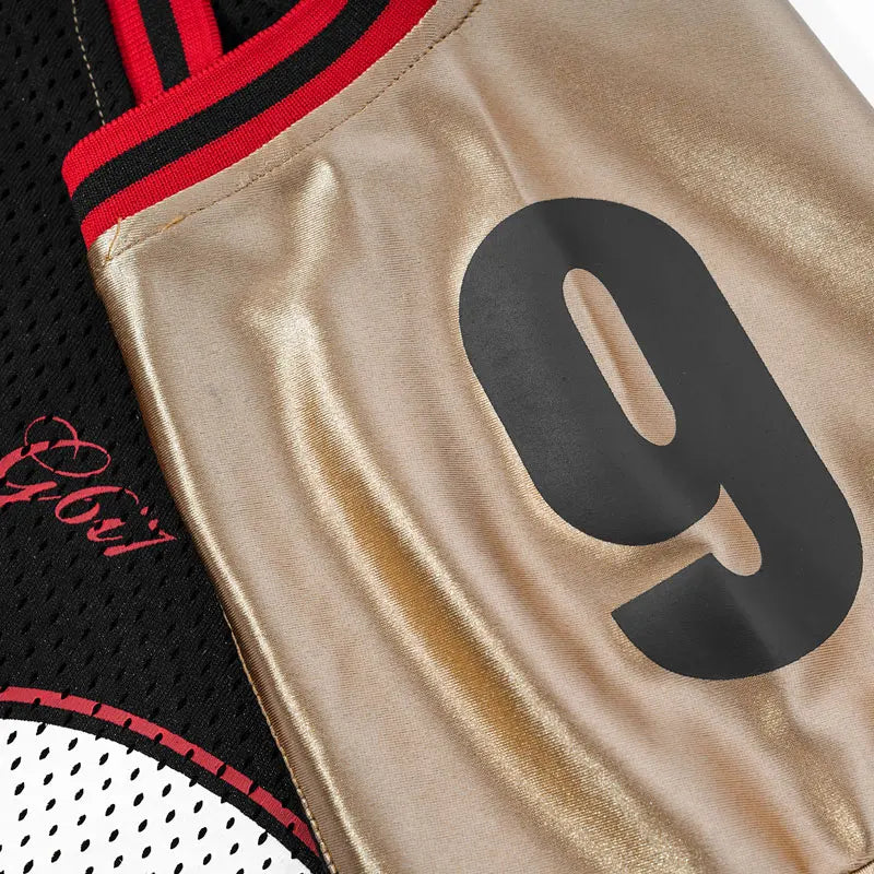 Gold Accent "Growing the World" Y2K Football Jersey
