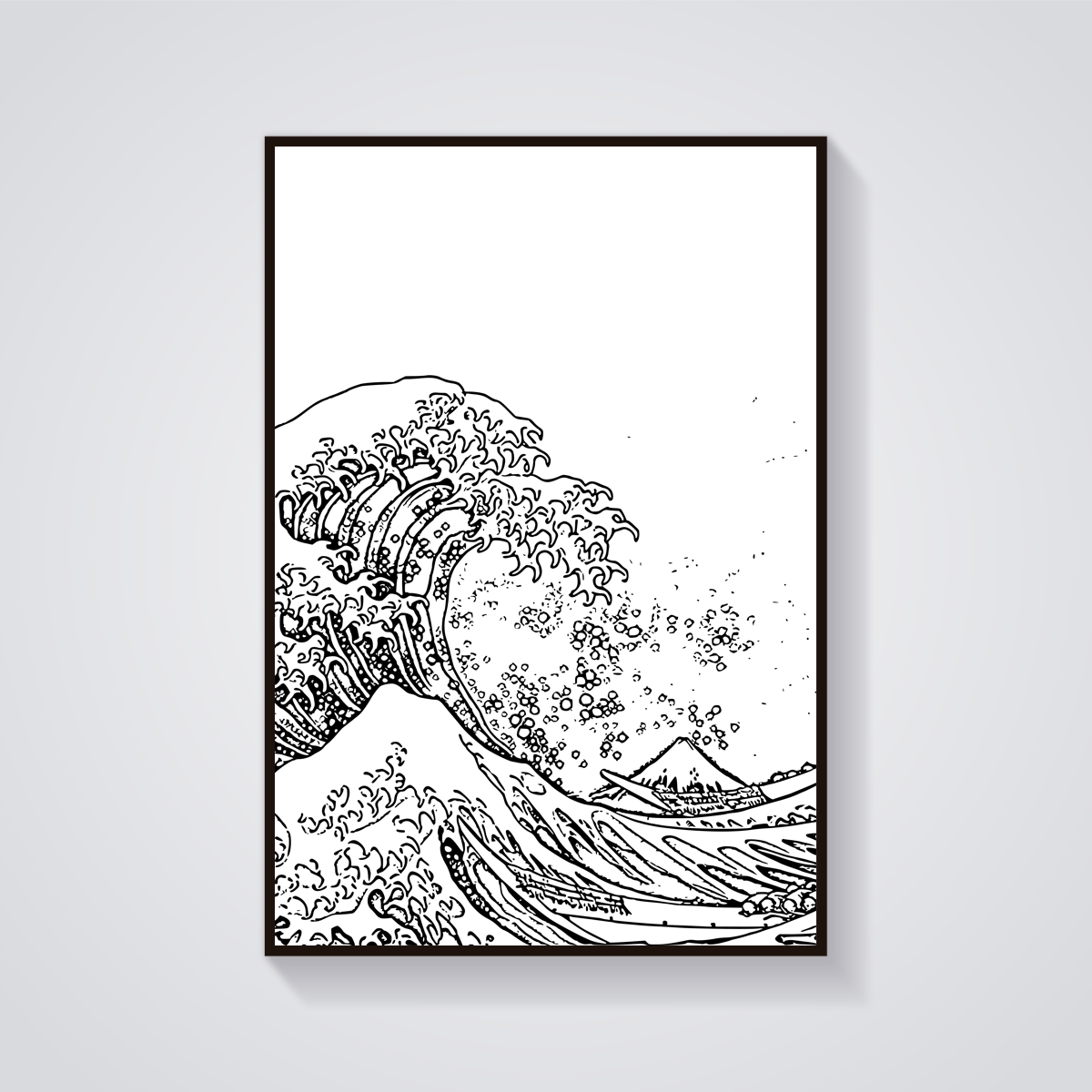 Great Wave Vintage Poster