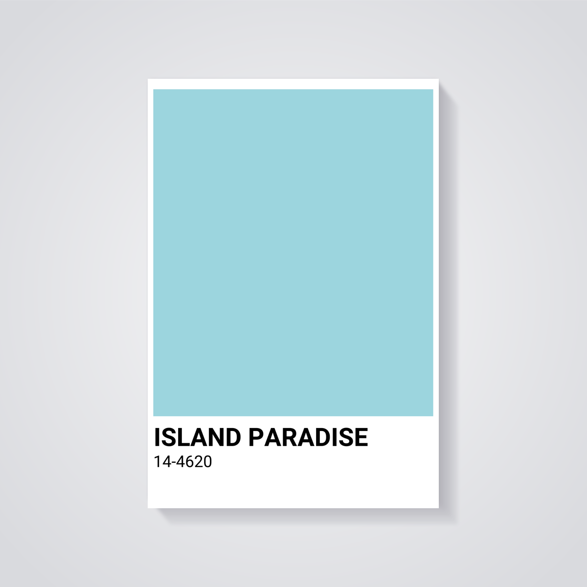 Island Paradise Color Poster