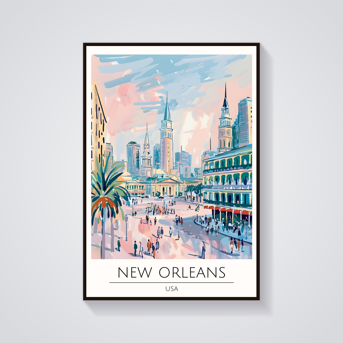 Jackson Square New Orleans Poster