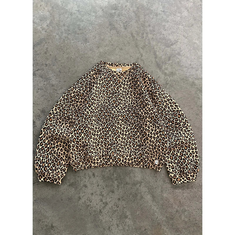 Leopard Print Y2K Graphic Hoodie