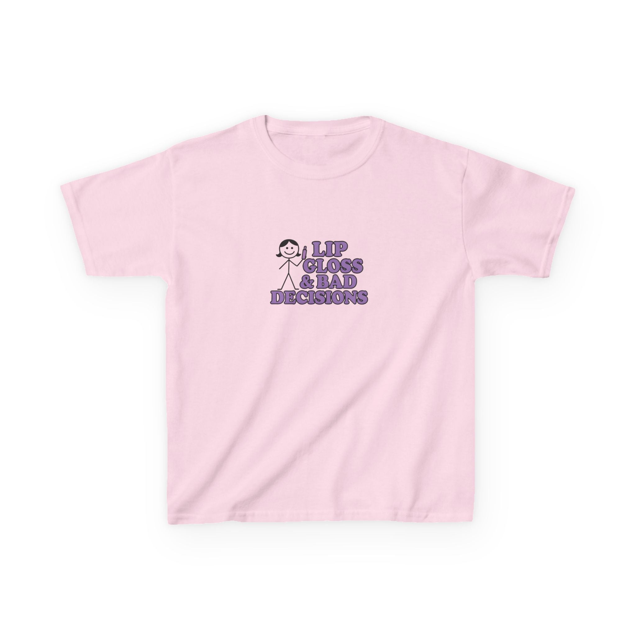 Lip Gloss & Bad Decisions Graphic Baby Tee