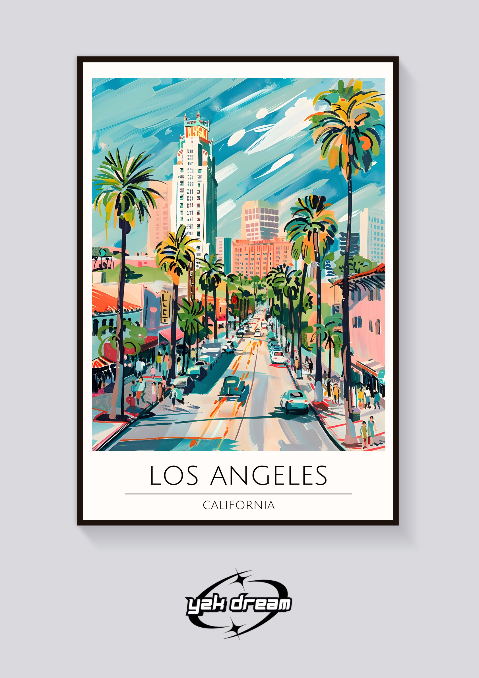 Los Angeles Skyline Poster