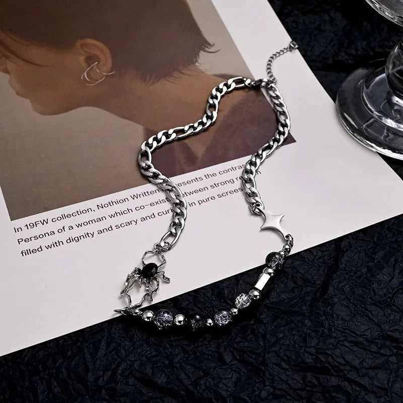Matching Spider Necklace and Band