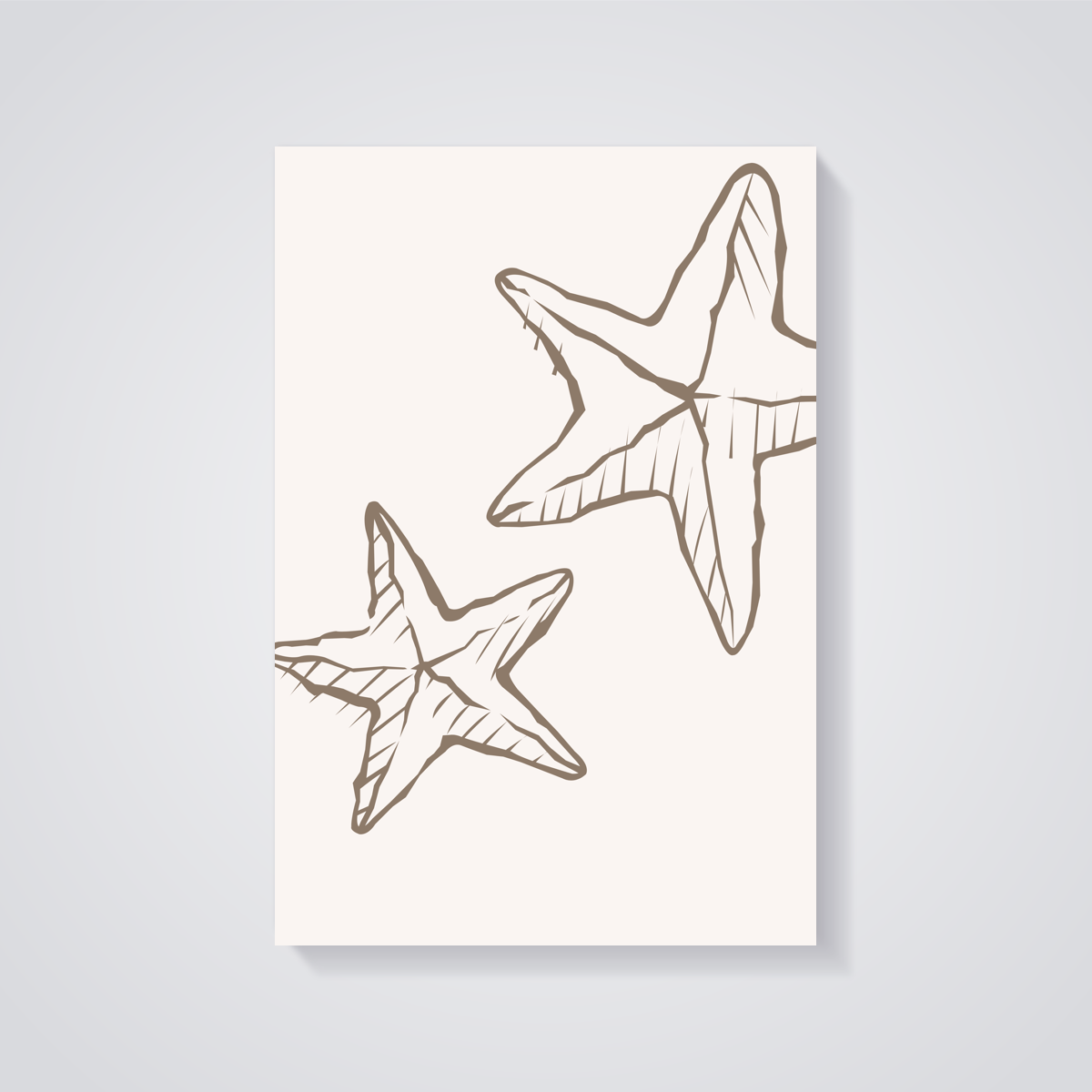 Minimalist Starfish Poster