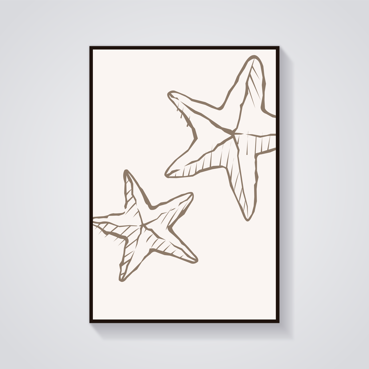 Minimalist Starfish Poster