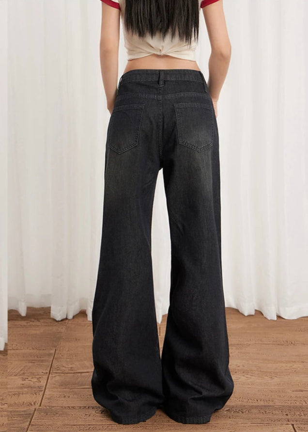 Minimalist Vintage Y2K Denim Flared Jeans