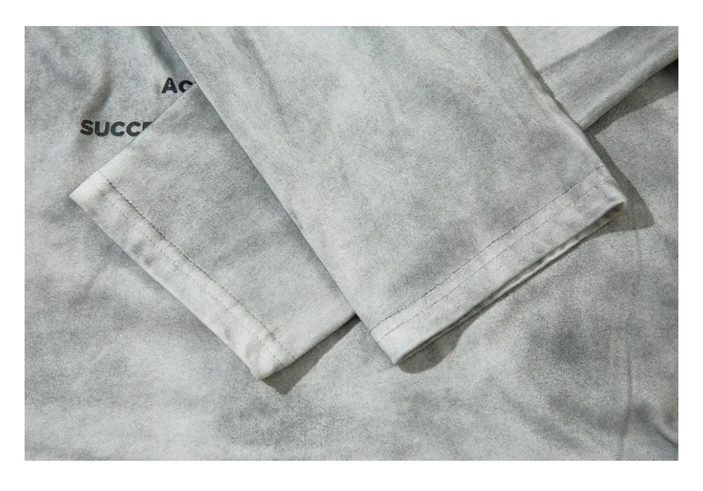 Mock Layered Y2K Racing Graphic Long Sleeve Top