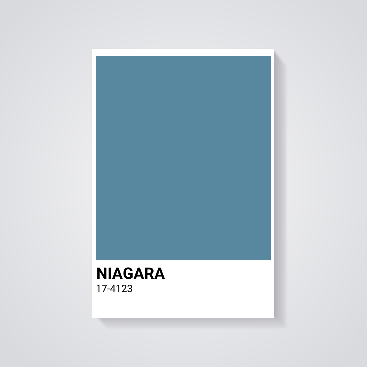 Niagara Blue Shade Poster