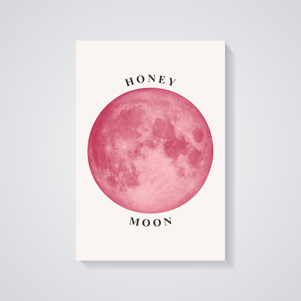 Pink Honey Moon Poster