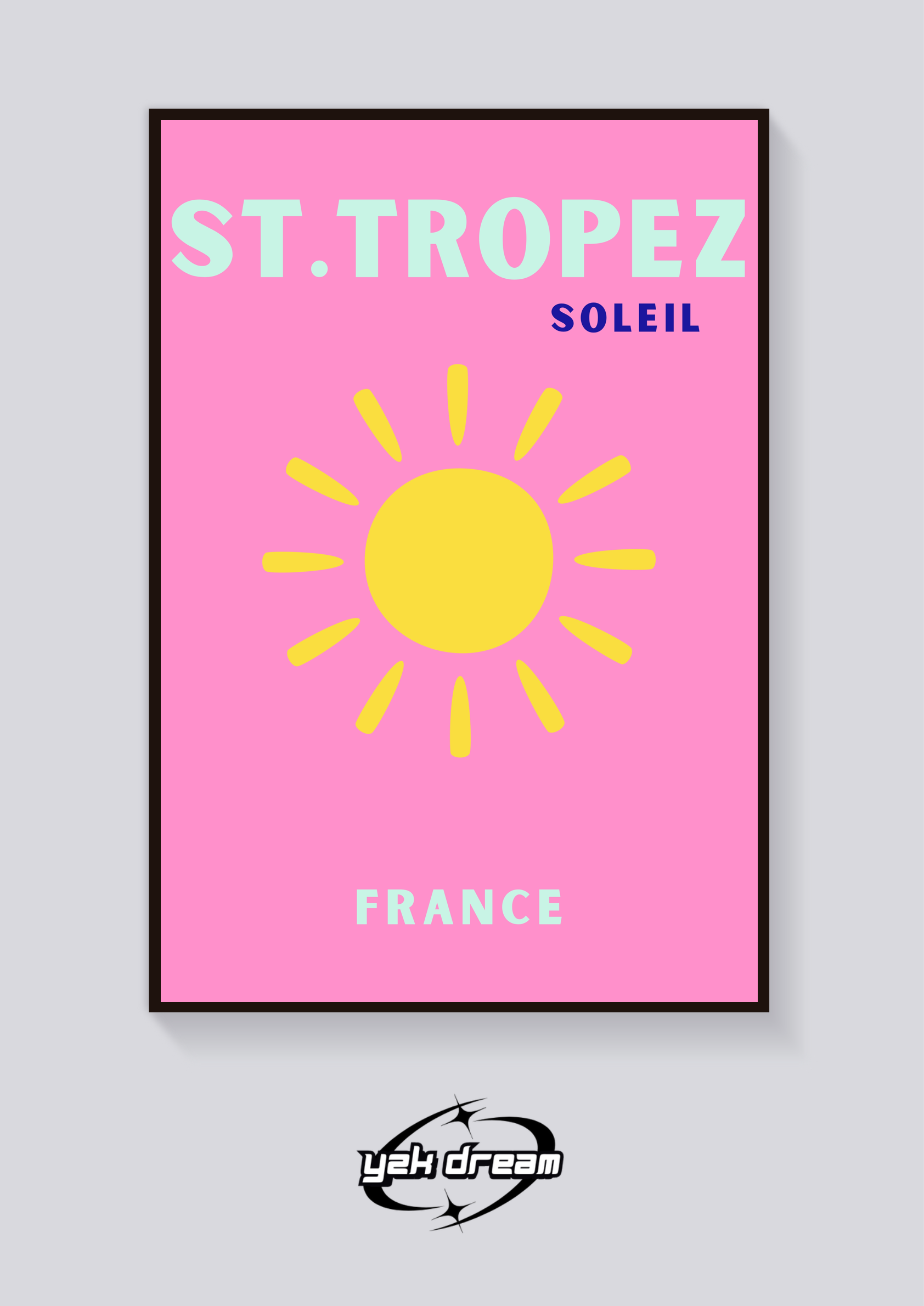 Preppy St. Tropez Soleil Poster