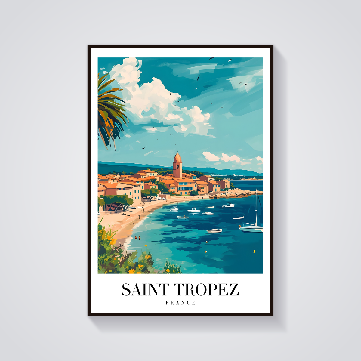 Saint Tropez Vintage Poster