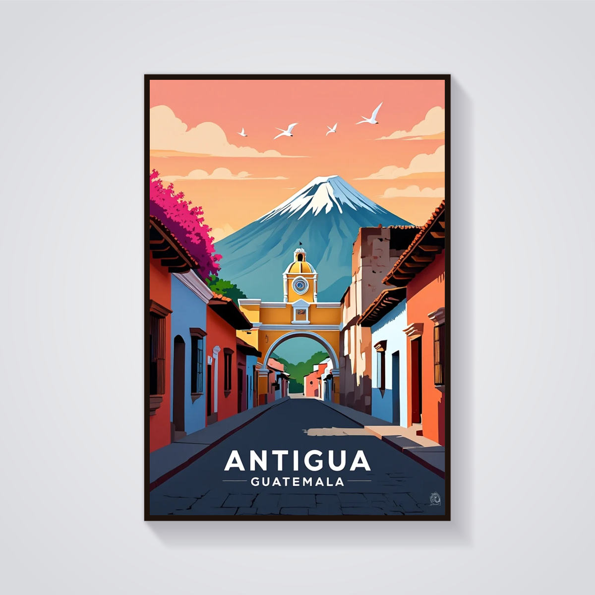 Santa Catalina Arch Antigua Poster