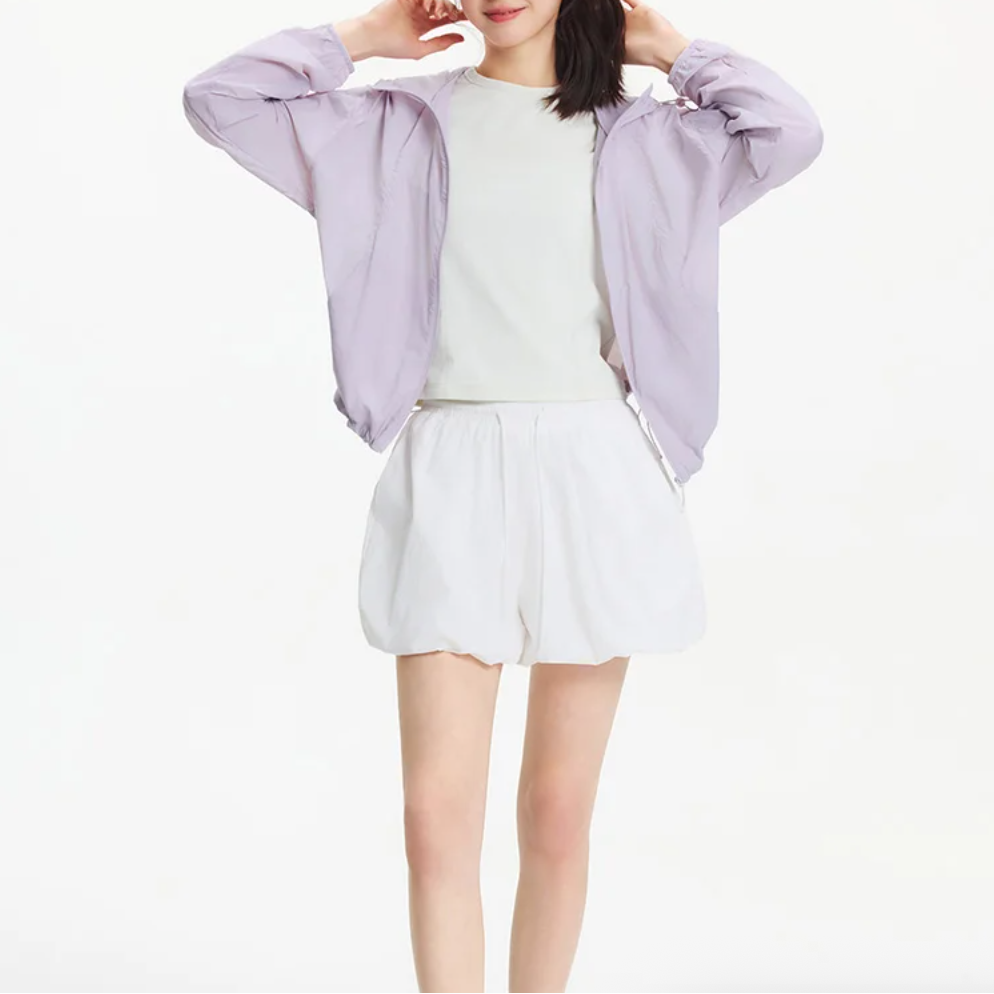 Y2K Womens Loose Hooded Windbreaker Coat