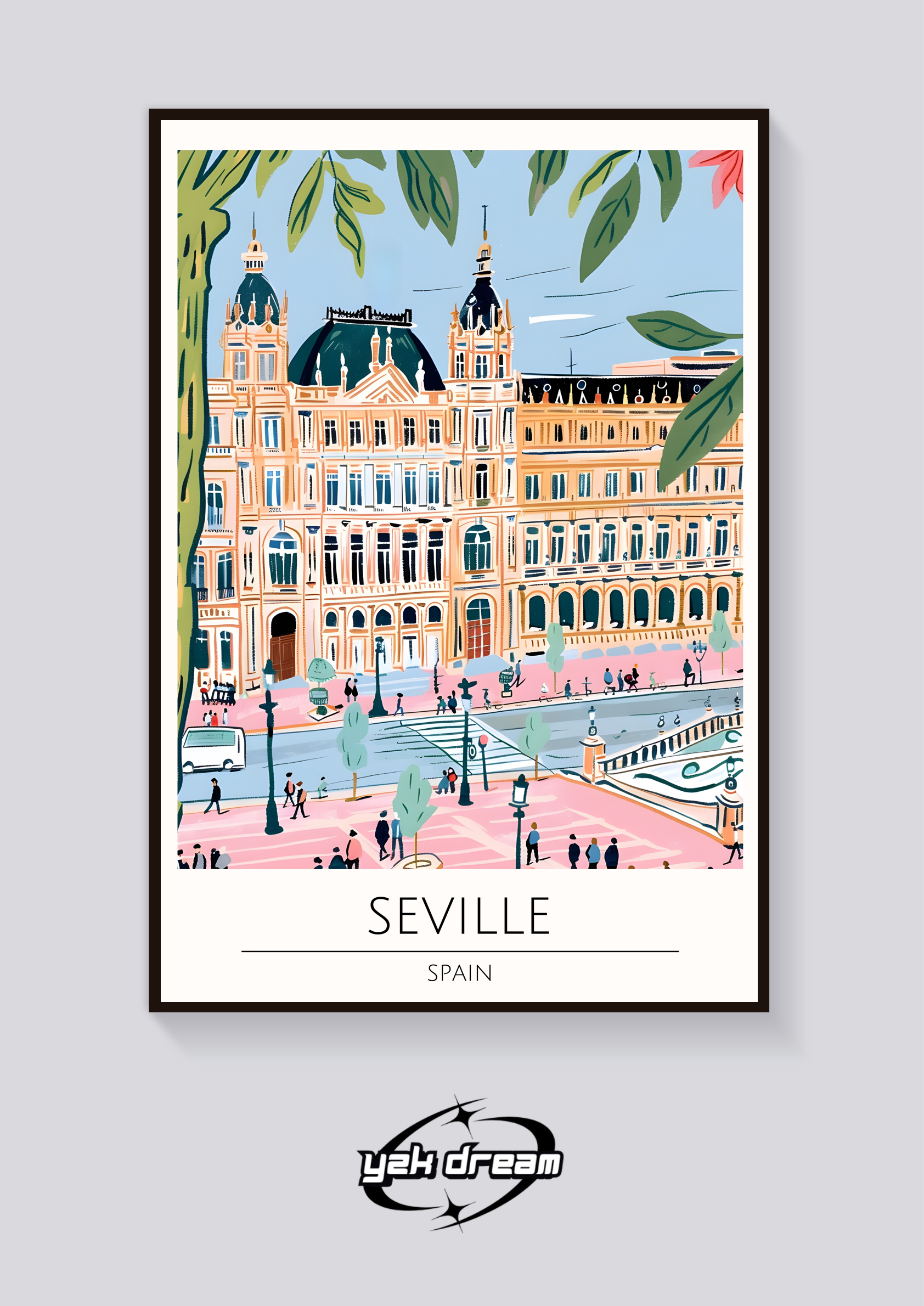 Seville Architecture Poster