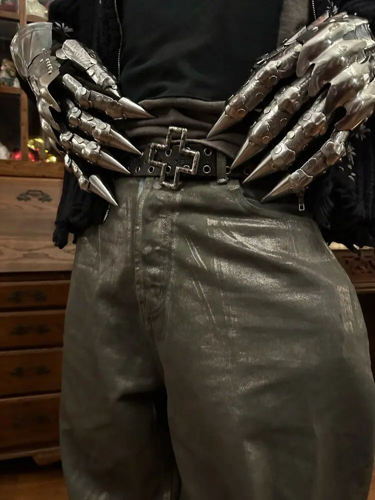 Subculture Y2K Punk Studded Cross Belt