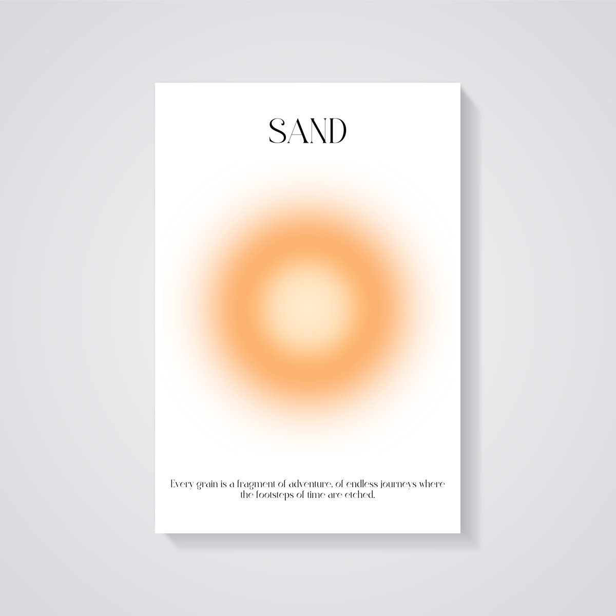 Sunshine Sand Aesthetic Poster