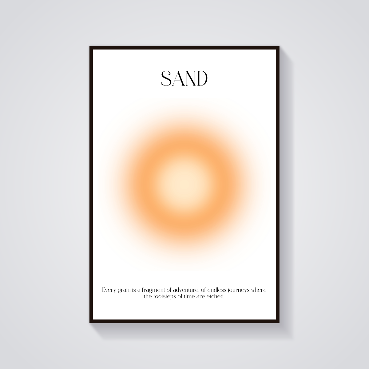 Sunshine Sand Aesthetic Poster