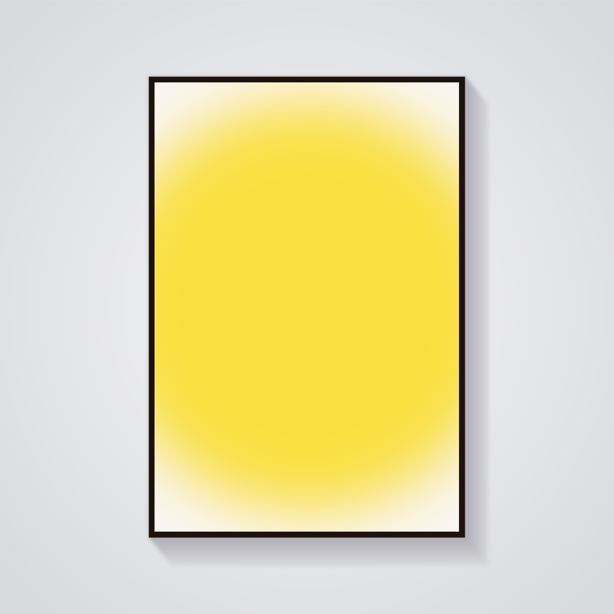 Sunshine Yellow Gradient Poster