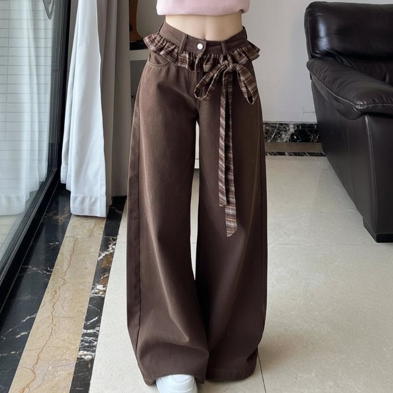 Vintage Baggy Brown Y2K High Waist Jeans