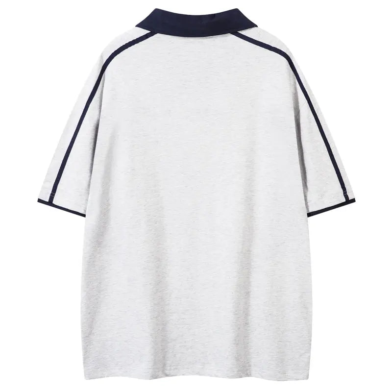 Vintage Y2K Collared Short Sleeve T Shirt