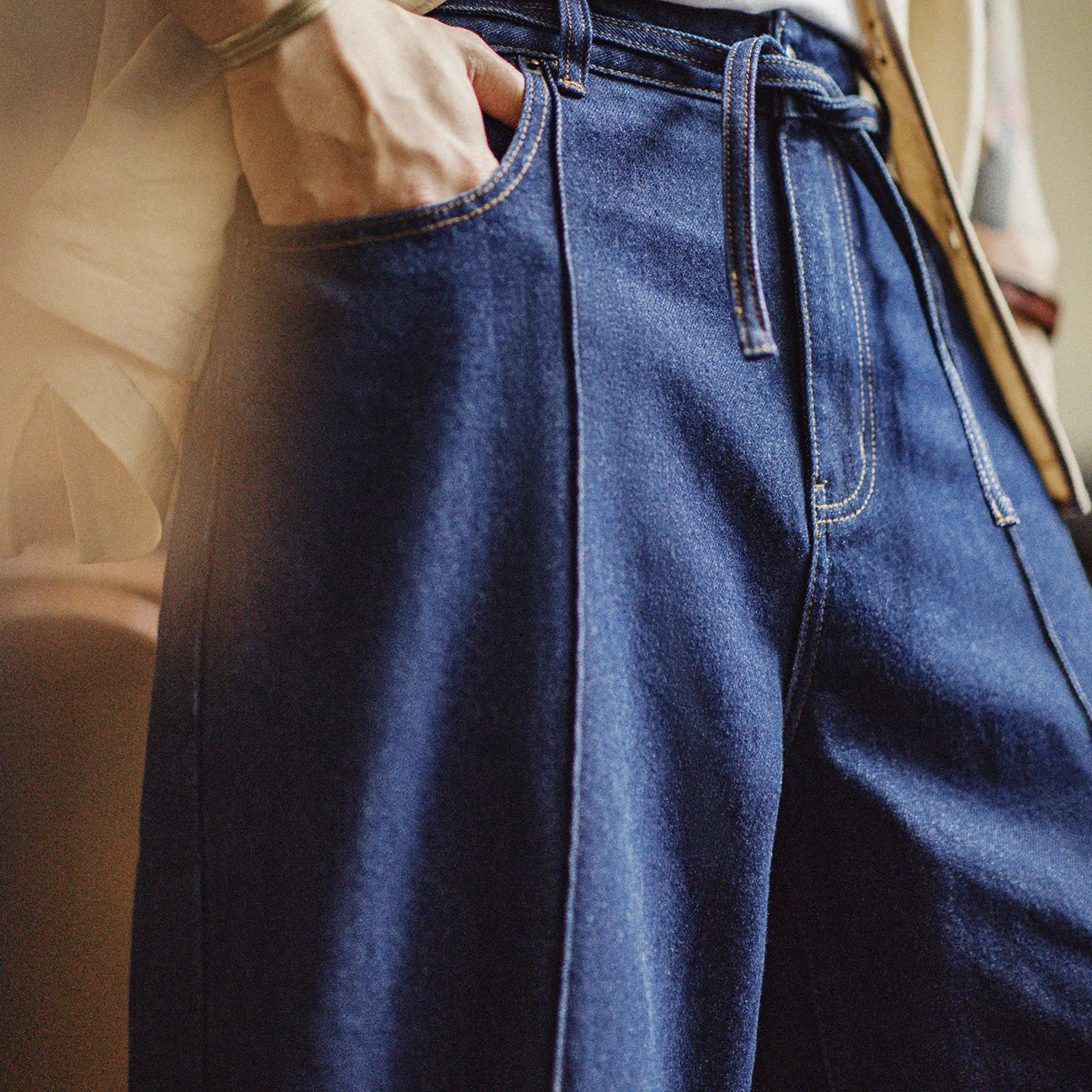 Vintage Y2K Straight Leg Washed Indigo Denim Jeans