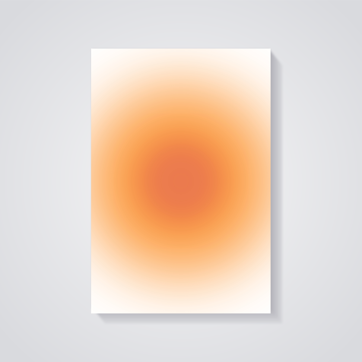 Warm Sunshine Gradient Poster