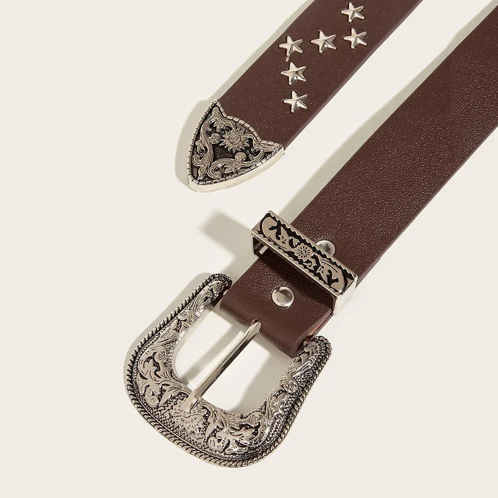 Western Y2K Cowboy Buckle Belt