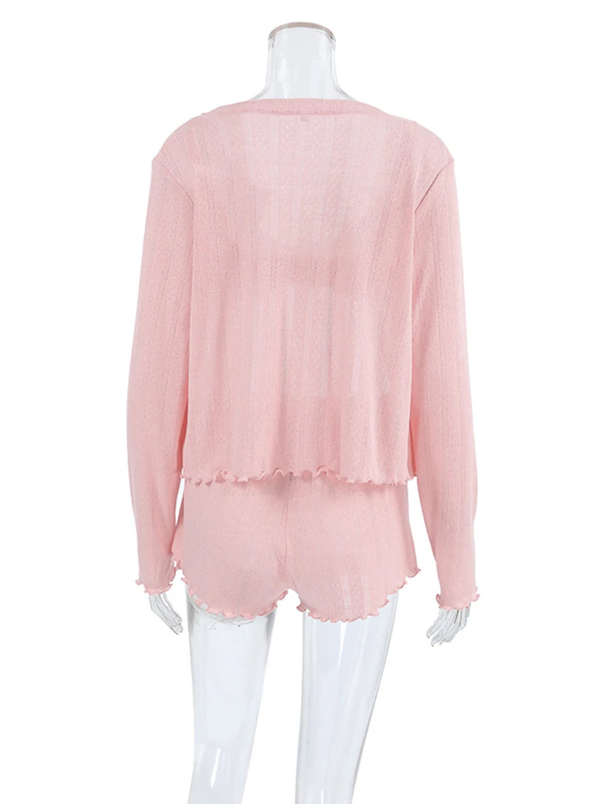 Y2K 3 Piece Set Pyjamas