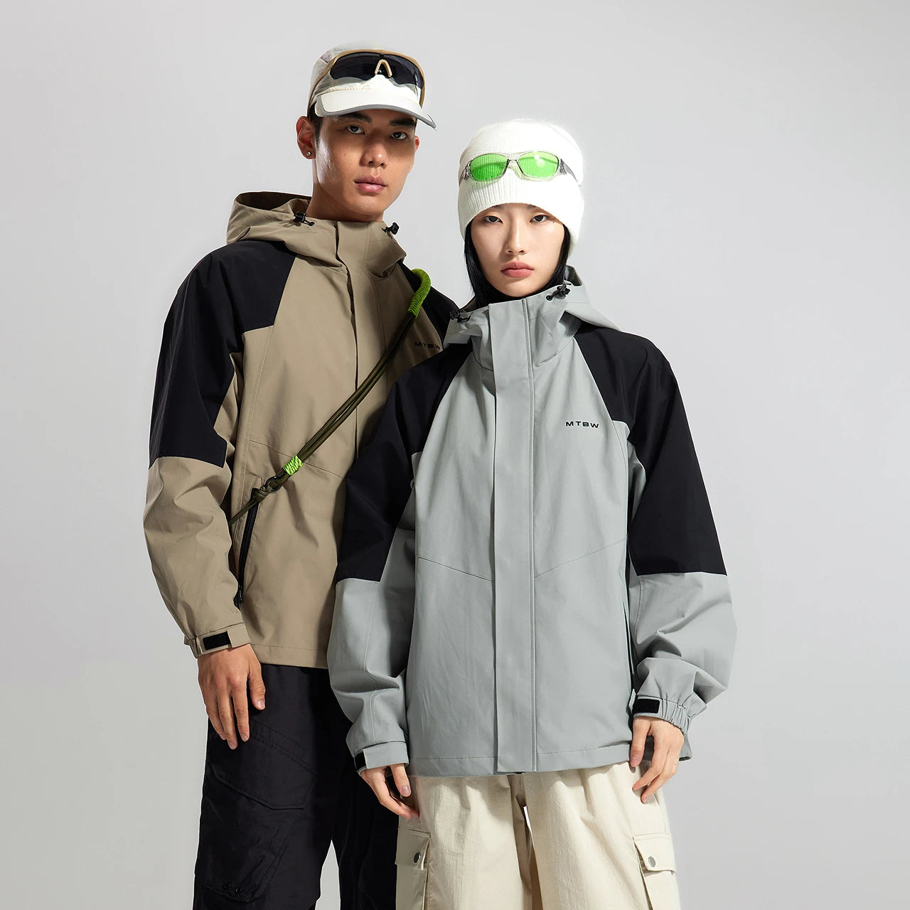 Y2K Adjustable Waterproof Windbreaker Jacket
