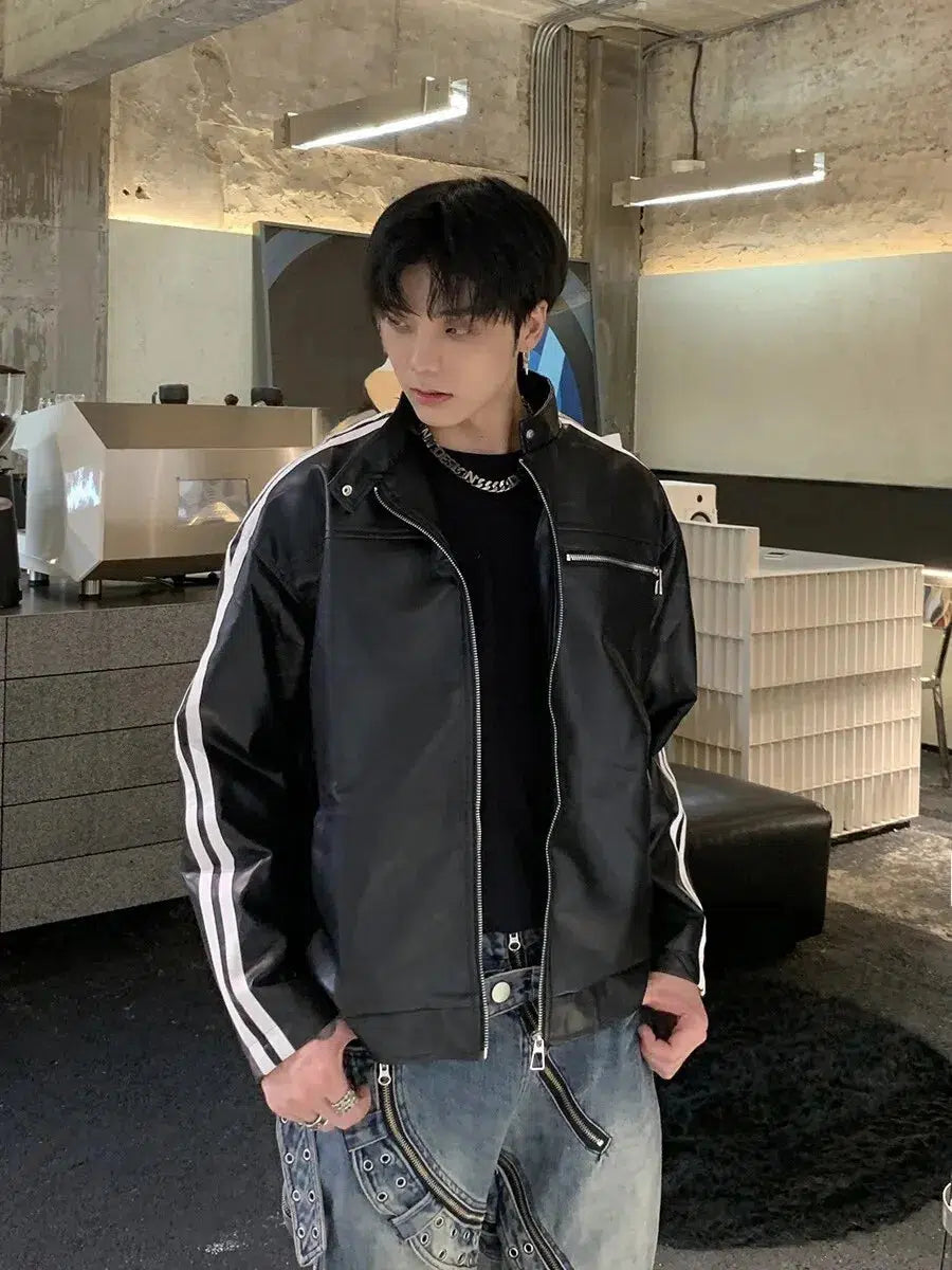 Y2K American Leather Jacket