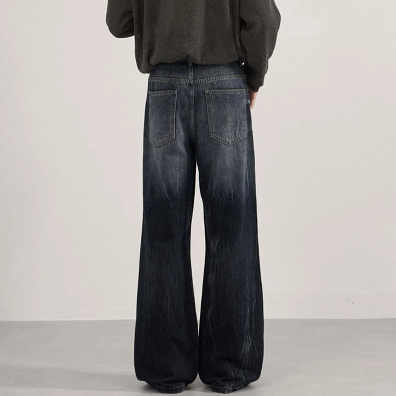 Y2K American Style 00s Washed Denim Bootcut Jeans