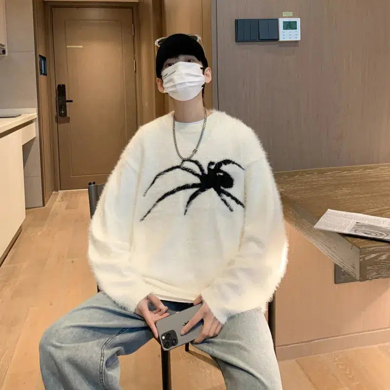 Y2K Arachnid Knit Jumper