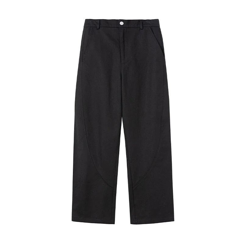 Y2K Arc Shaped Baggy Trousers