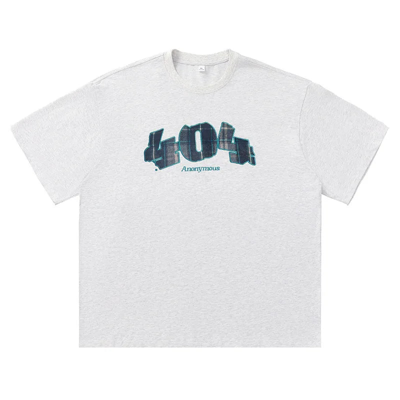 Y2K Baggy "404" Graphic T Shirt