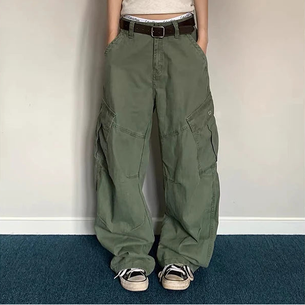Y2K Baggy Cargo Boyfriend Fit Jeans